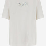 T-SHIRT IN COTONE CON LOGO FY1319 AUOBF0H0G FENDI 