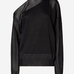 MAGLIA IN ORGANZA DI SETA FZXF68 B1IDF0QA1 FENDI 
