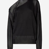 MAGLIA IN ORGANZA DI SETA FZXF68 B1IDF0QA1 FENDI 