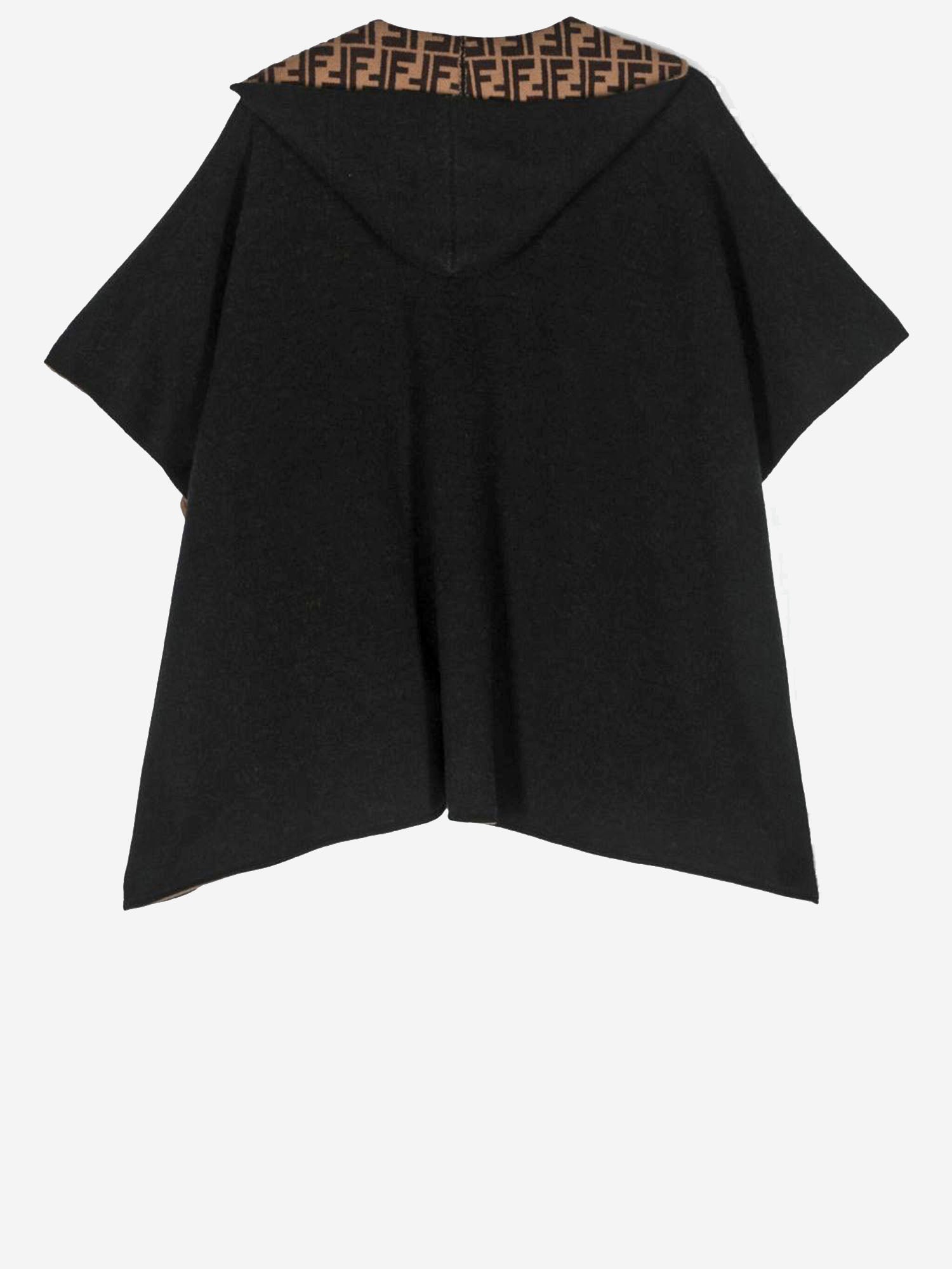 CAPPA REVERSIBILE IN MISTO LANA JFQ056 AKLSF1M0T FENDI KIDS 