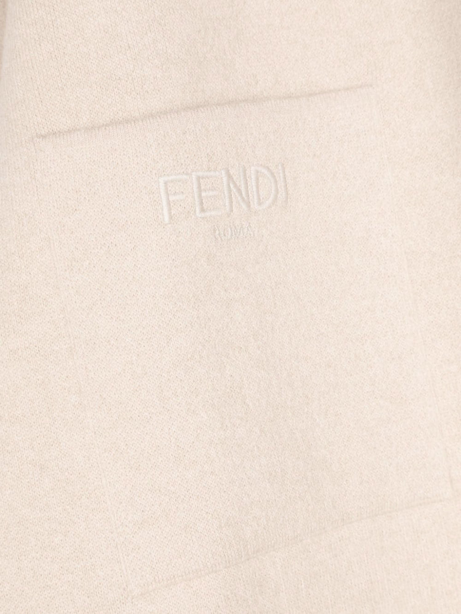 CAPPA REVERSIBILE IN MISTO LANA JFQ057 AO29F0AYG FENDI KIDS 
