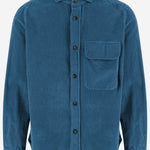 CAMICIA IN COTONE VELLUTO A COSTE A6002G 227 FINAMORE 