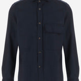 Camicia in lana e cashmere A6007Y 01 FINAMORE 