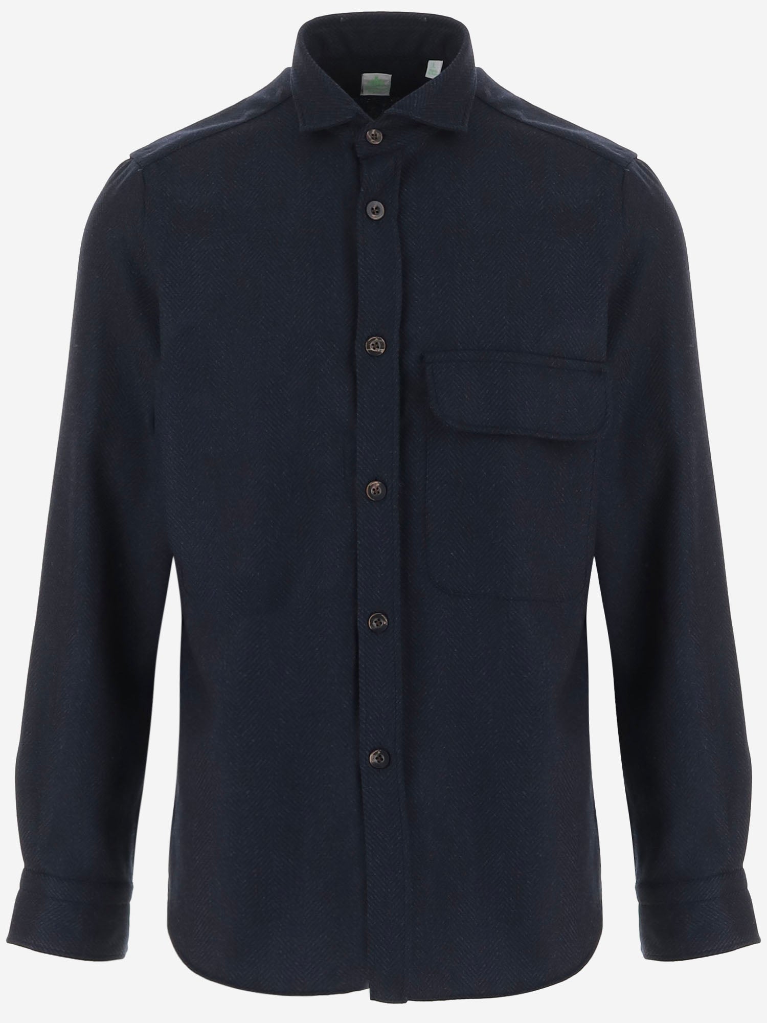 Camicia in lana e cashmere A6007Y 01 FINAMORE 