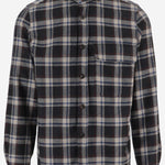 Camicia in lana e cashmere A6042 01 FINAMORE 