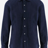 Camicia in cotone con lavorazione a coste C0515G 14 FINAMORE 