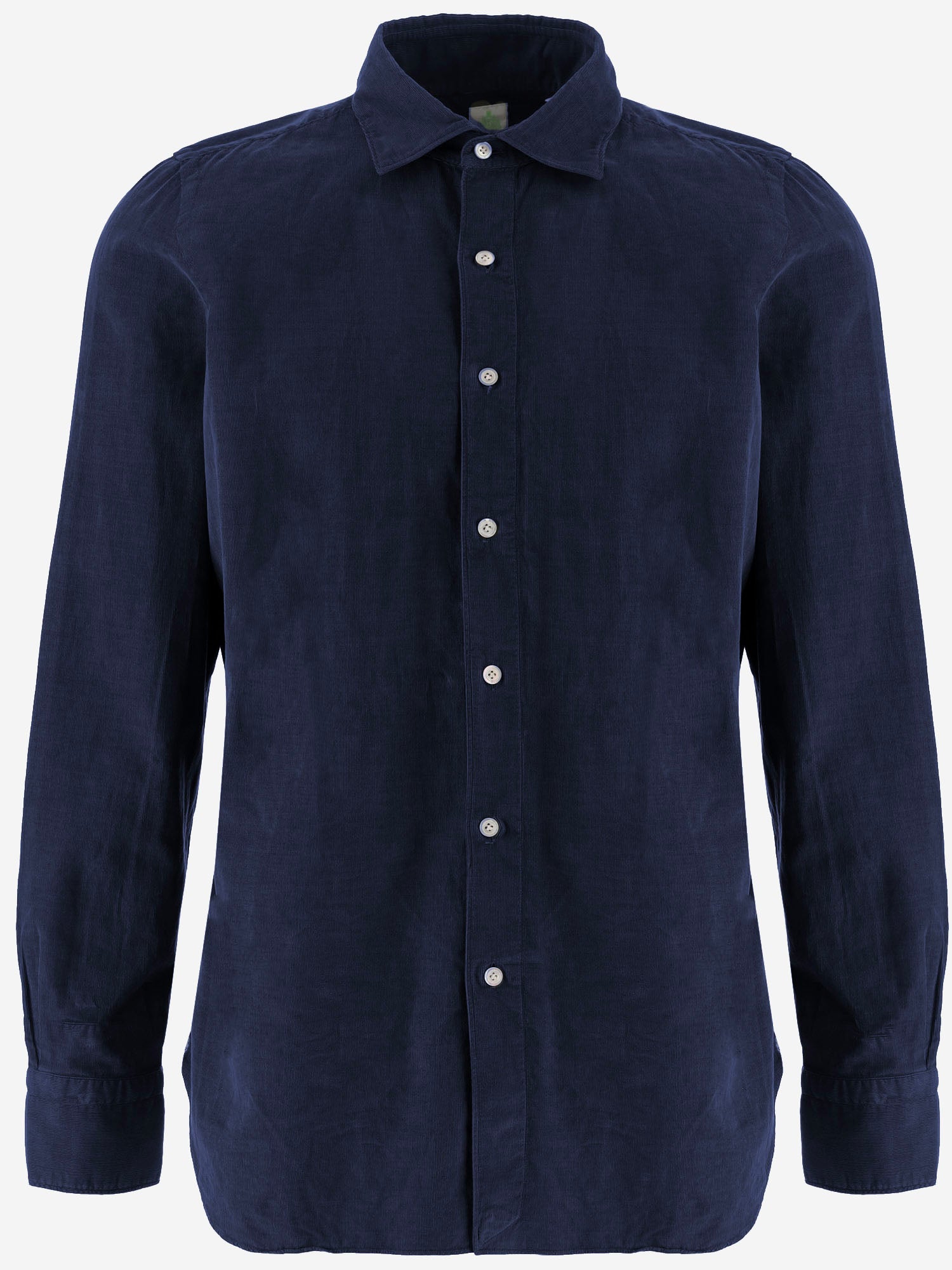 Camicia in cotone con lavorazione a coste C0515G 14 FINAMORE 