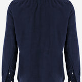 Camicia in cotone con lavorazione a coste C0515G 14 FINAMORE 