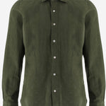 CAMICIA IN COTONE A COSTE C0515G 230 FINAMORE 