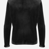 MAGLIA A MANICHE LUNGHE IN VELLUTO STRETCH 0928 164799 F.IT 