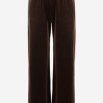 PANTALONI IN VELLUTO STRETCH 2228 1647MORO F.IT 