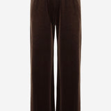 PANTALONI IN VELLUTO STRETCH 2228 1647MORO F.IT 
