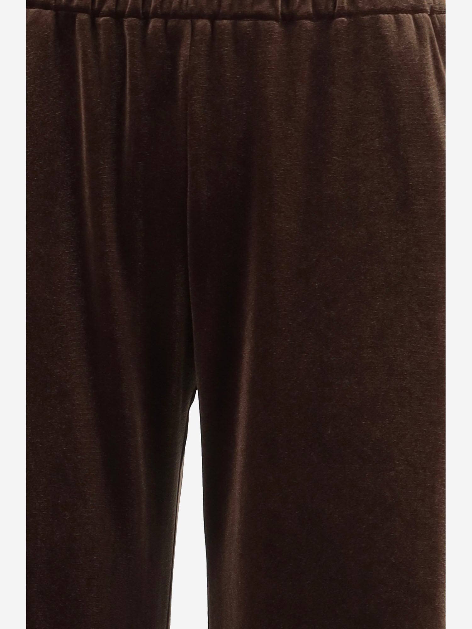 PANTALONI IN VELLUTO STRETCH 2228 1647MORO F.IT 