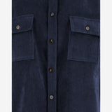 CAMICIA IN MISTO NYLON STRETCH A COSTE 3048 4038189 F.IT 