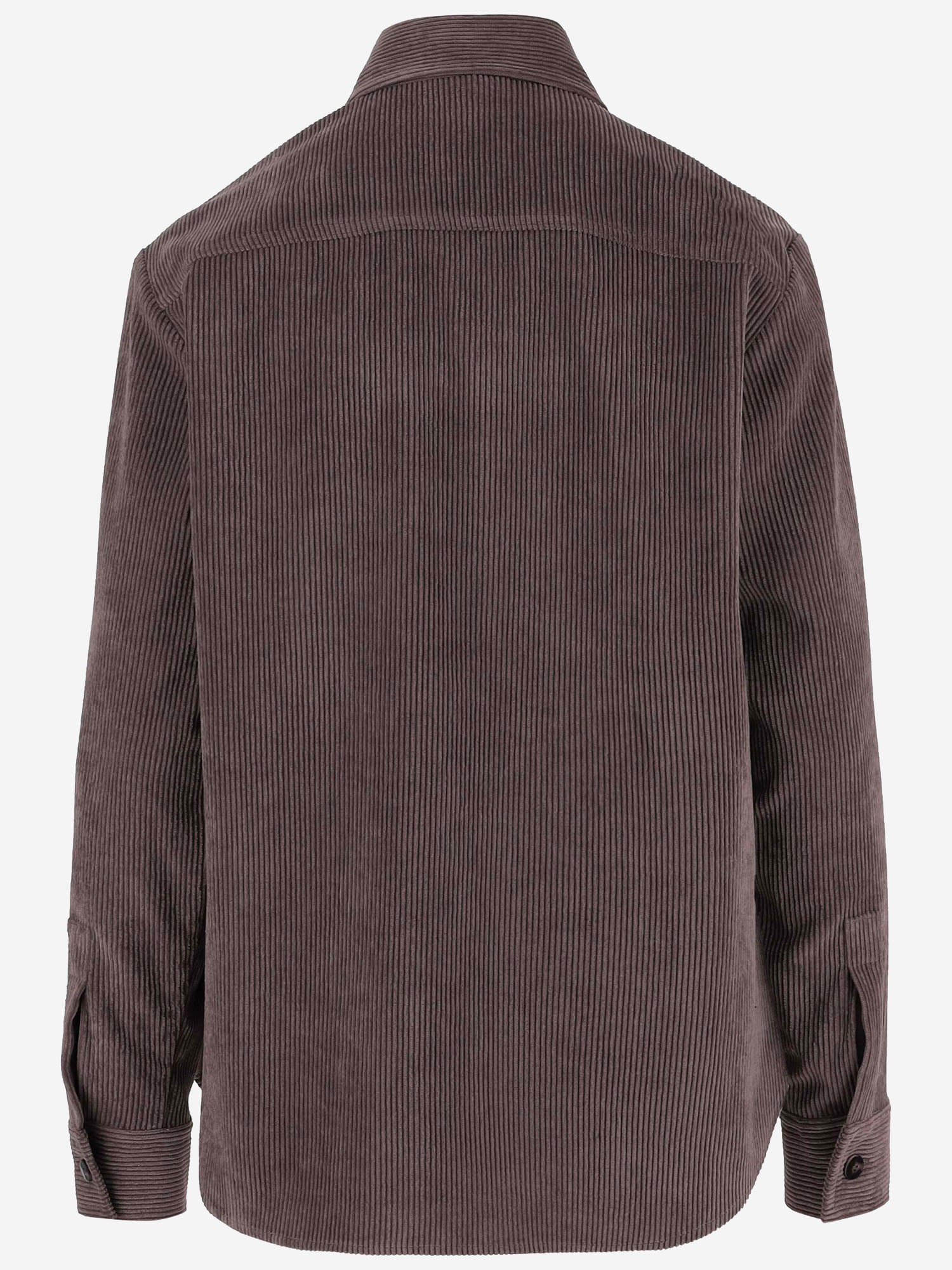 CAMICIA IN MISTO NYLON STRETCH A COSTE 3048 403859 F.IT 