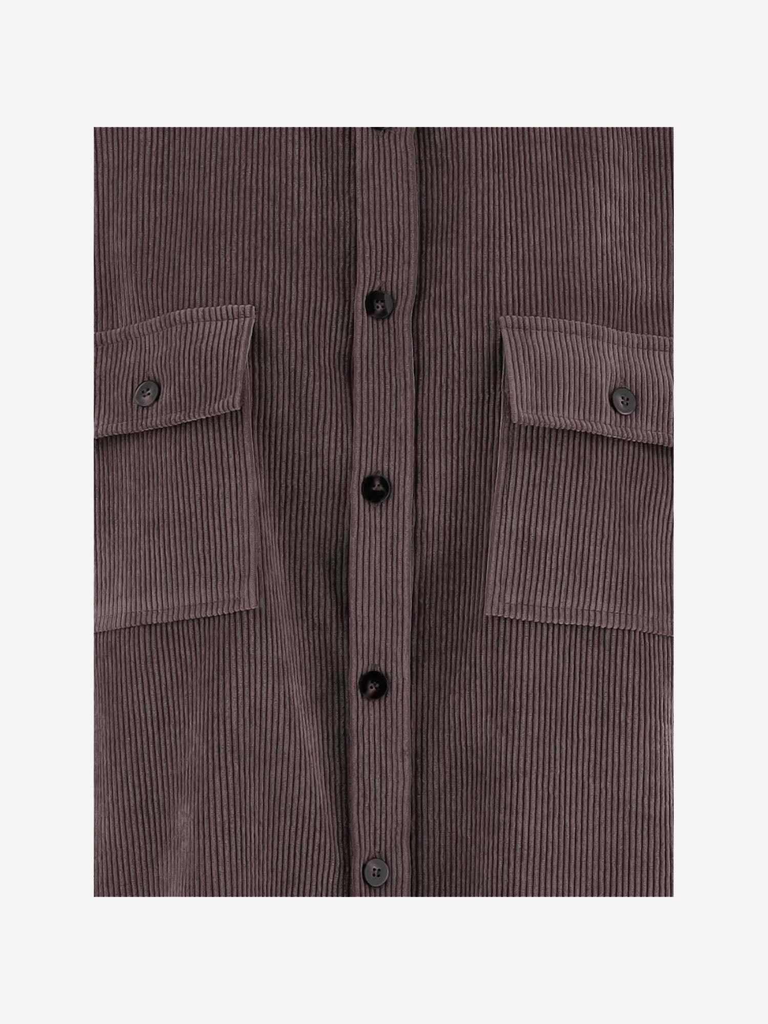 CAMICIA IN MISTO NYLON STRETCH A COSTE 3048 403859 F.IT 