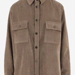 CAMICIA IN MISTO NYLON STRETCH A COSTE 3048 403873 F.IT 
