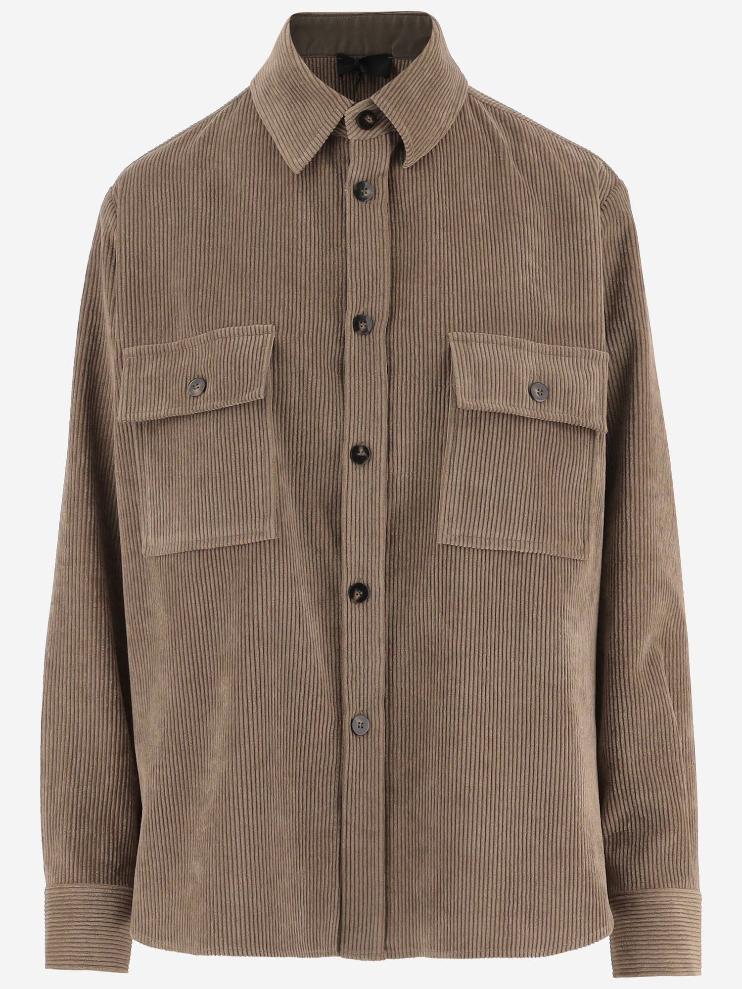 CAMICIA IN MISTO NYLON STRETCH A COSTE 3048 403873 F.IT 