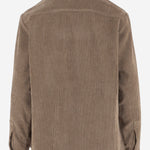 CAMICIA IN MISTO NYLON STRETCH A COSTE 3048 403873 F.IT 
