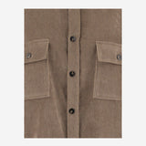 CAMICIA IN MISTO NYLON STRETCH A COSTE 3048 403873 F.IT 