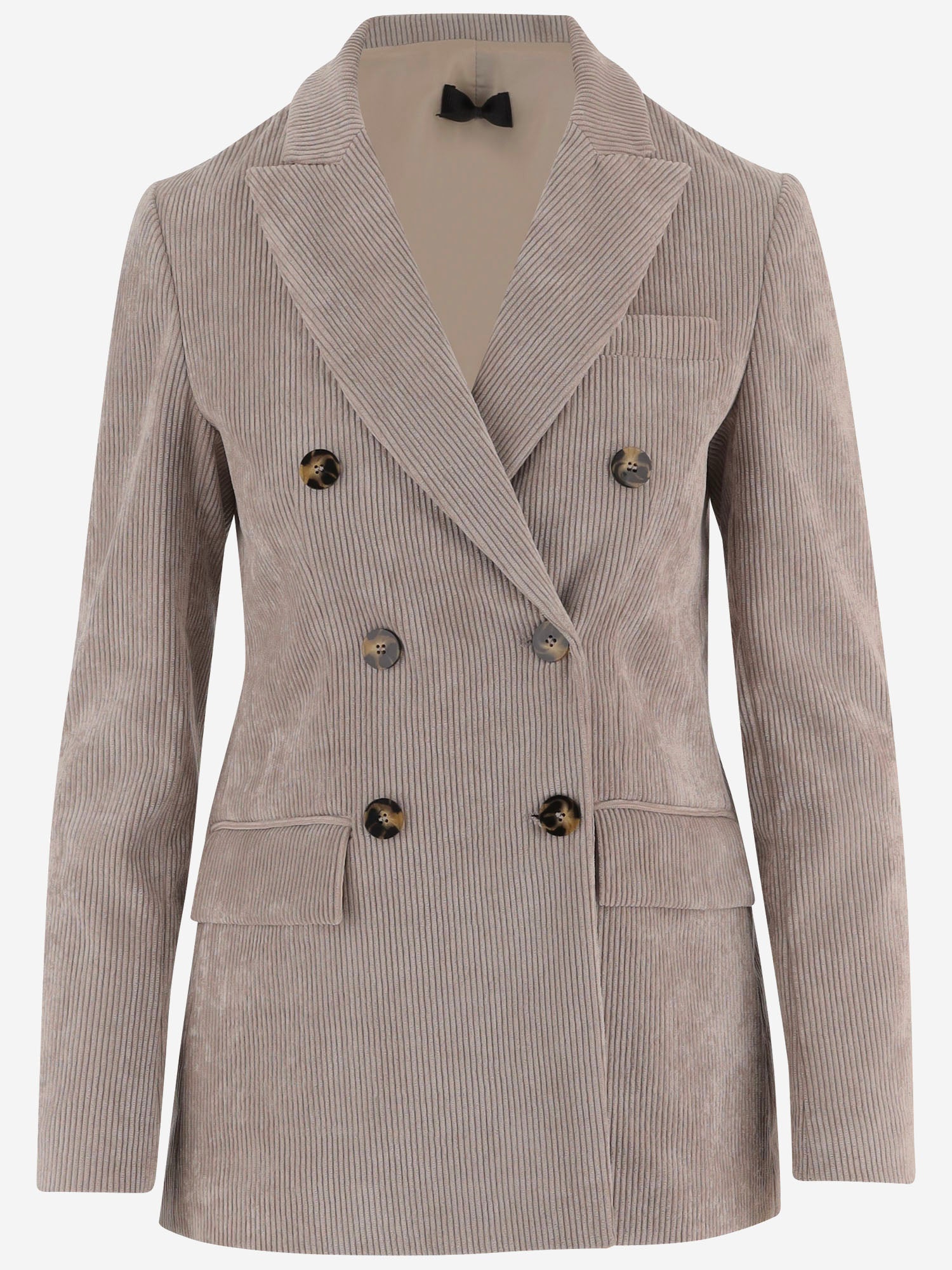 GIACCA DOPPIOPETTO IN VELLUTO STRETCH 3570 4038010 F.IT 
