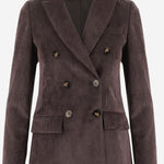 GIACCA DOPPIOPETTO IN VELLUTO STRETCH 3570 403859 F.IT 