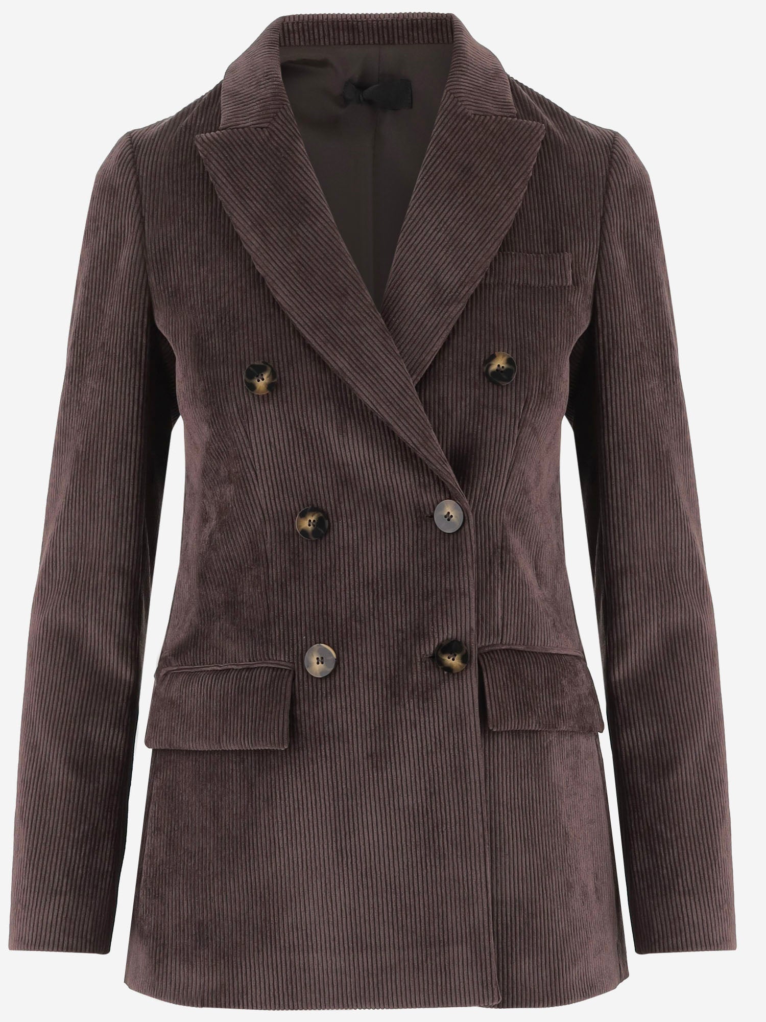 GIACCA DOPPIOPETTO IN VELLUTO STRETCH 3570 403859 F.IT 