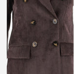 GIACCA DOPPIOPETTO IN VELLUTO STRETCH 3570 403859 F.IT 