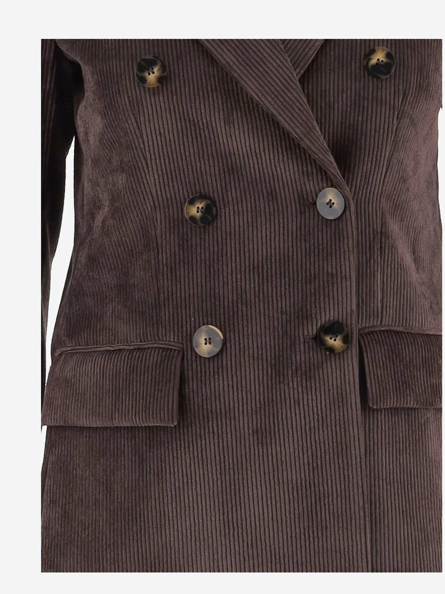 GIACCA DOPPIOPETTO IN VELLUTO STRETCH 3570 403859 F.IT 