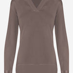 CAMICIA IN SETA STRETCH 4636 2094TAUPE F.IT 