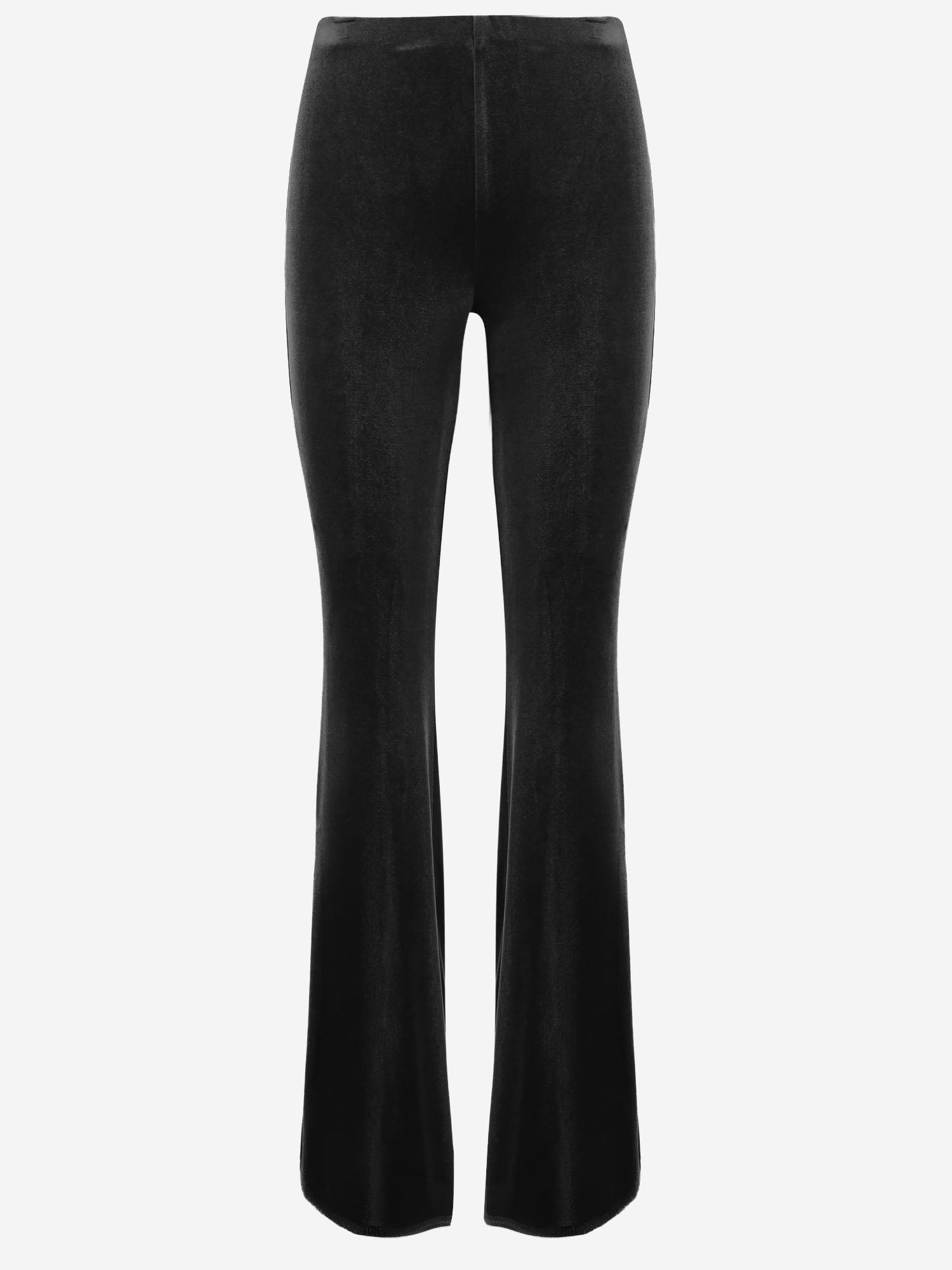 PANTALONI IN VELLUTO STRETCH CON GAMBA SVASATA 4701 164799 F.IT 