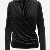 MAGLIA INCROCIATA IN VELLUTO STRETCH 4779 164799 F.IT 