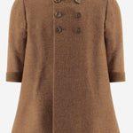 CAPPOTTO IN LANA BABYENGLISH CAMEL FRIKI KIDS 