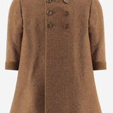 CAPPOTTO IN LANA BABYENGLISH CAMEL FRIKI KIDS 