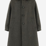 CAPPOTTO LODEN IN LANA CON CAPPUCCIO LODEN GREEN FRIKI KIDS 