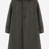 CAPPOTTO LODEN IN LANA CON CAPPUCCIO LODEN GREEN FRIKI KIDS 