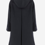 CAPPOTTO LODEN IN LANA CON CAPPUCCIO LODEN NAVY FRIKI KIDS 