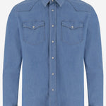 CAMICIA IN DENIM DI COTONE WEST8 10AT648 GHERARDI 