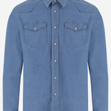 CAMICIA IN DENIM DI COTONE WEST8 10AT648 GHERARDI 