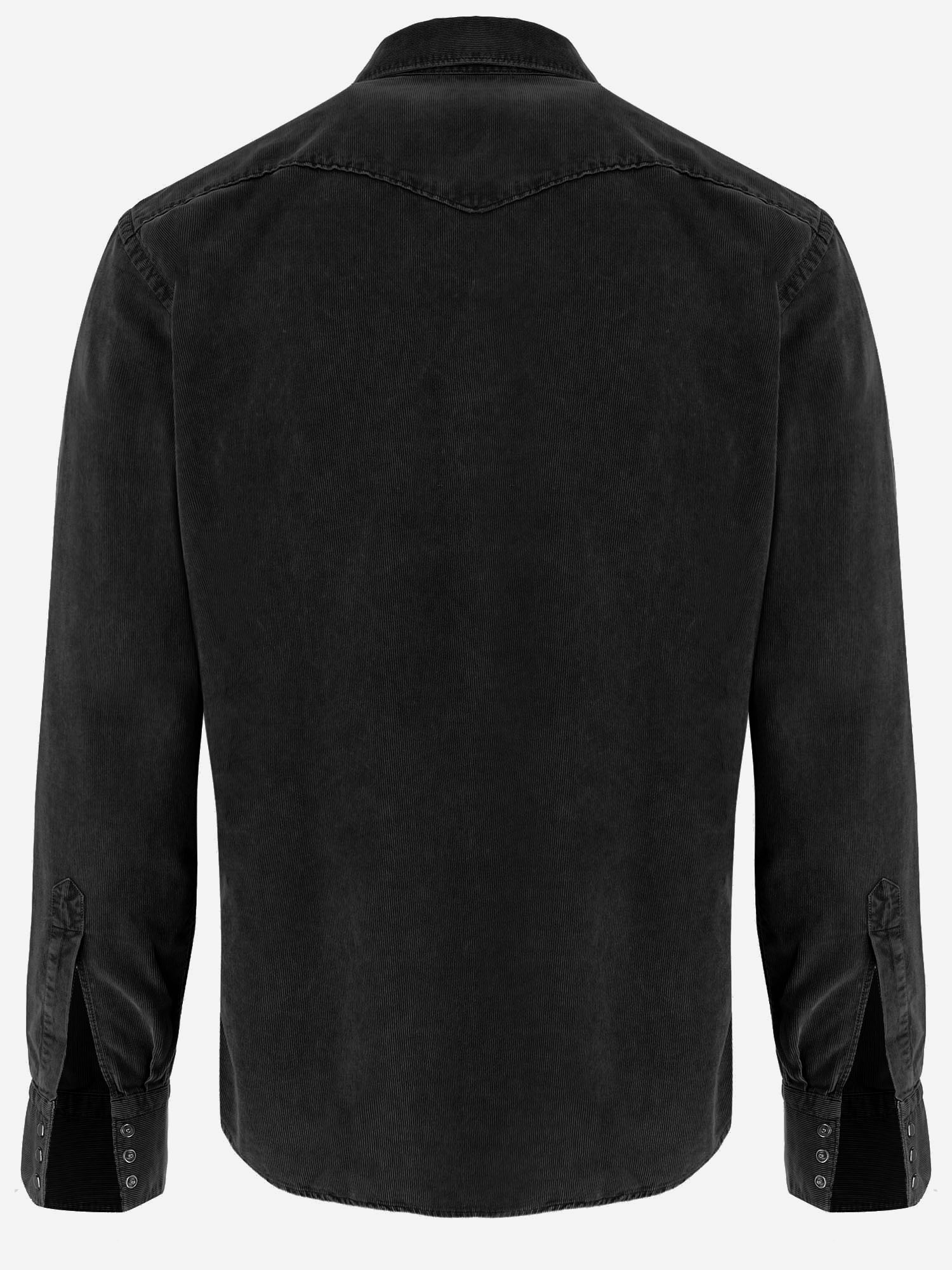 CAMICIA IN COTONE A COSTE CON TASCHE WEST8 77T3531 GHERARDI 