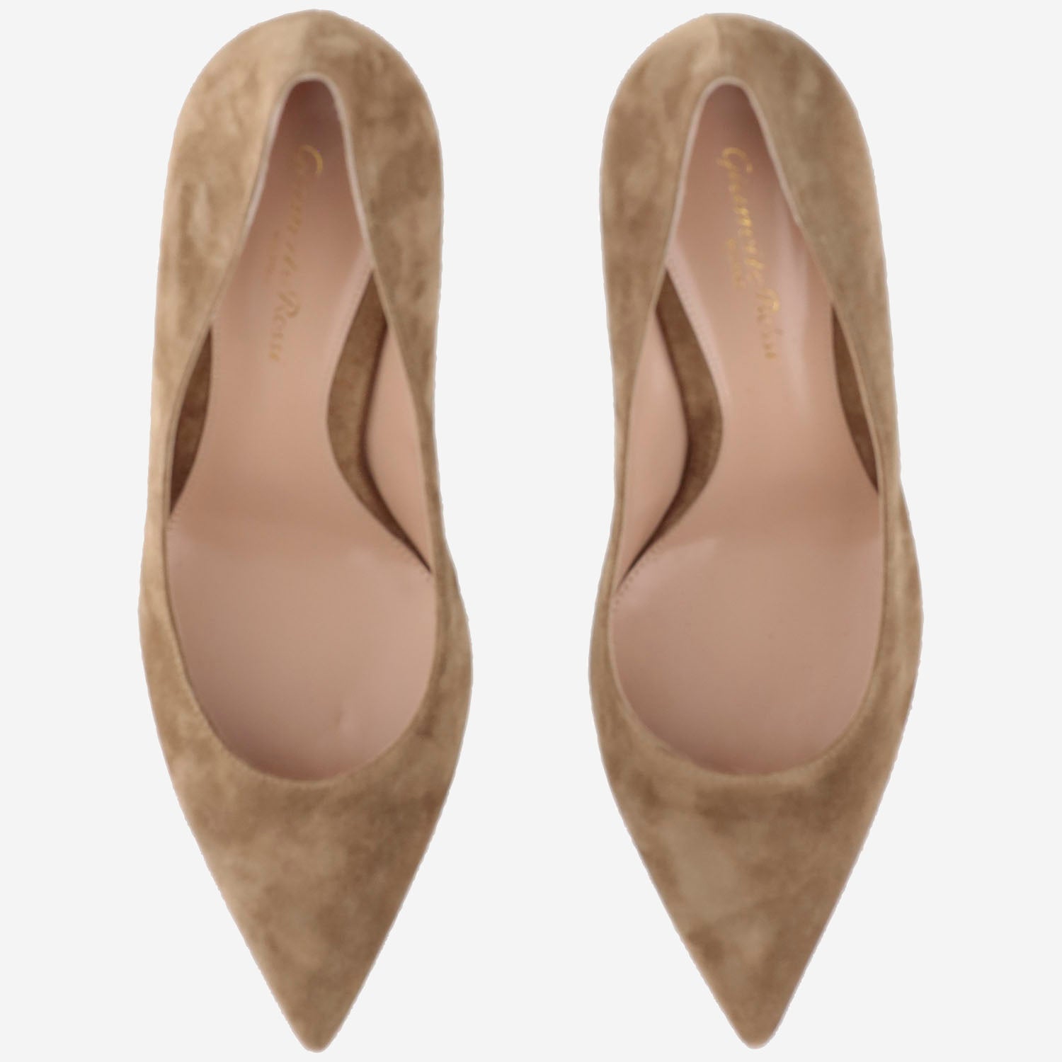 DÉCOLLETÉ IN PELLE SCAMOSCIATA G26770 70RICCAMCAML GIANVITO ROSSI 