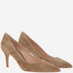DÉCOLLETÉ IN PELLE SCAMOSCIATA G26770 70RICCAMCAML GIANVITO ROSSI 