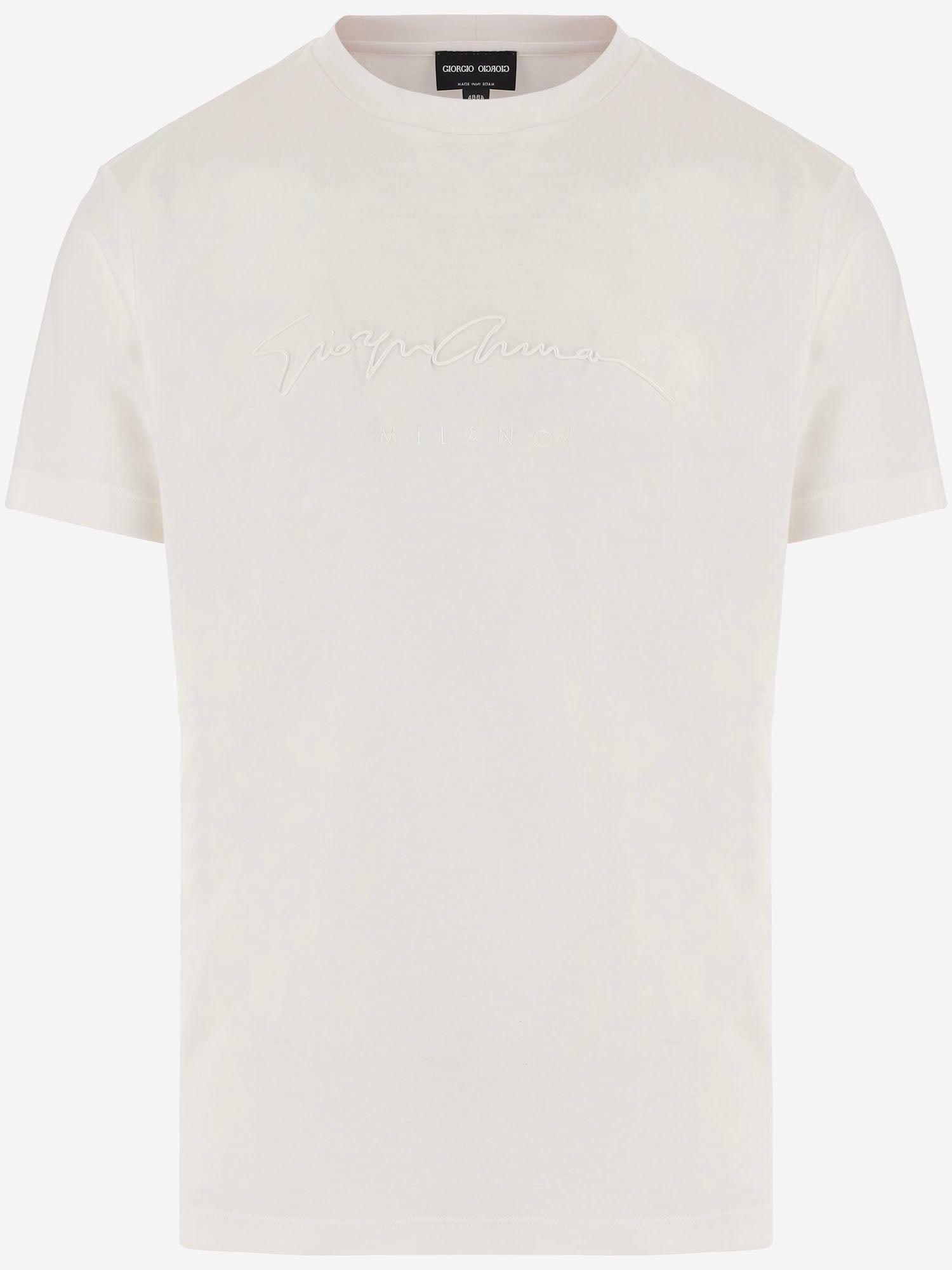 T-SHIRT IN COTONE CON LOGO 6GSM90 SJRQZU0006 GIORGIO ARMANI 