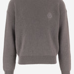MAGLIONE IN LANA CON LOGO GM003945 AF28277U6107 GIORGIO ARMANI 