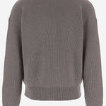 MAGLIONE IN LANA CON LOGO GM003945 AF28277U6107 GIORGIO ARMANI 