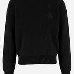 MAGLIONE IN LANA CON LOGO GM003945 AF28277UC001 GIORGIO ARMANI 