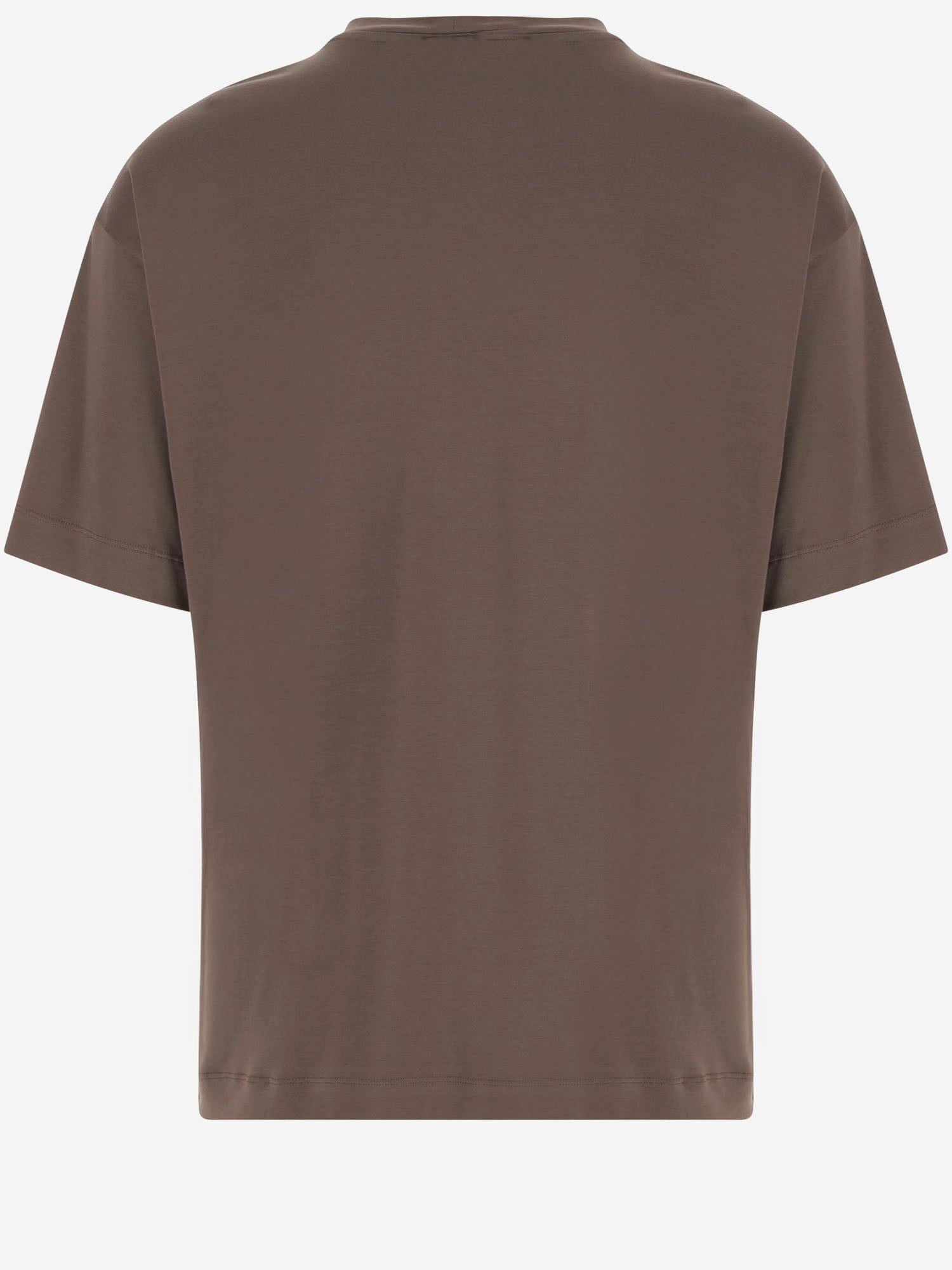 T-SHIRT IN MISTO COTONE CON LOGO GM003990 TE19974U6199 GIORGIO ARMANI 