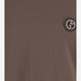 T-SHIRT IN MISTO COTONE CON LOGO GM003990 TE19974U6199 GIORGIO ARMANI 