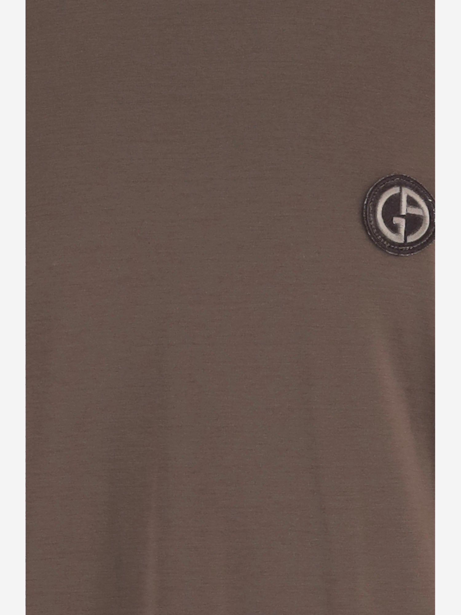 T-SHIRT IN MISTO COTONE CON LOGO GM003990 TE19974U6199 GIORGIO ARMANI 