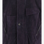 GIUBBOTTO IN CAMOSCIO CON COLLO ALTO E BOTTONI GM004407 AF30029UA140 GIORGIO ARMANI 